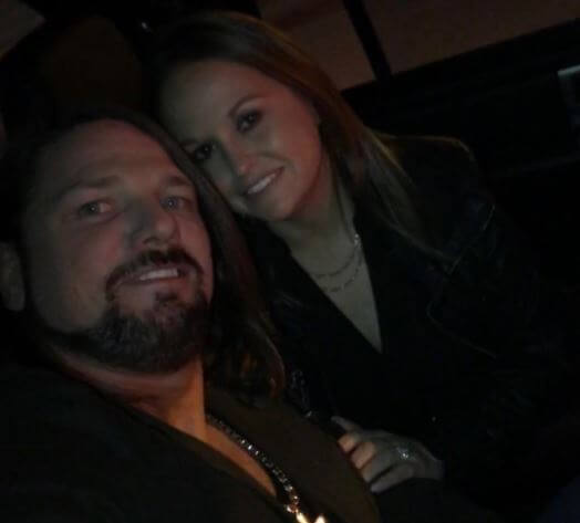 Wendy Etris with her husband A.J. Styles.